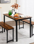 Wood Kitchen Dining Table Set - From Where - 