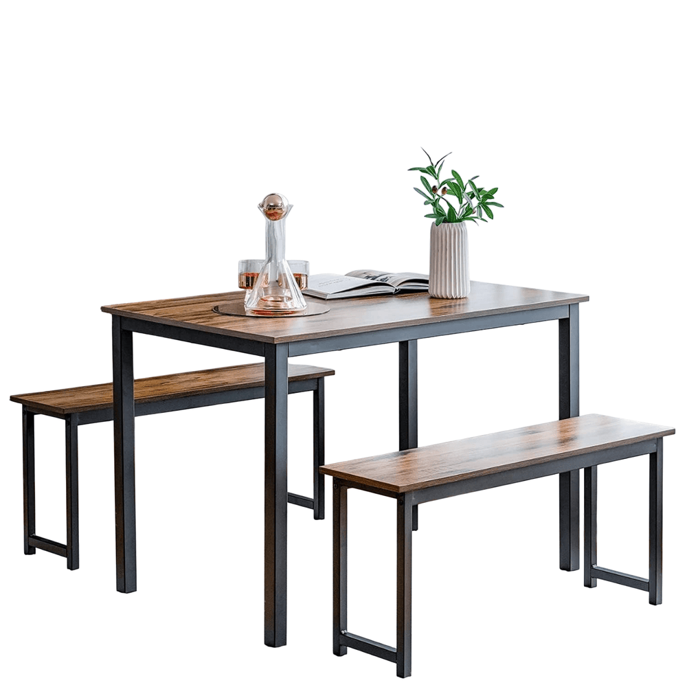 Wood Kitchen Dining Table Set - From Where - 