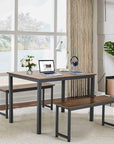 Wood Kitchen Dining Table Set - From Where - 