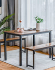 Wood Kitchen Dining Table Set - From Where - 