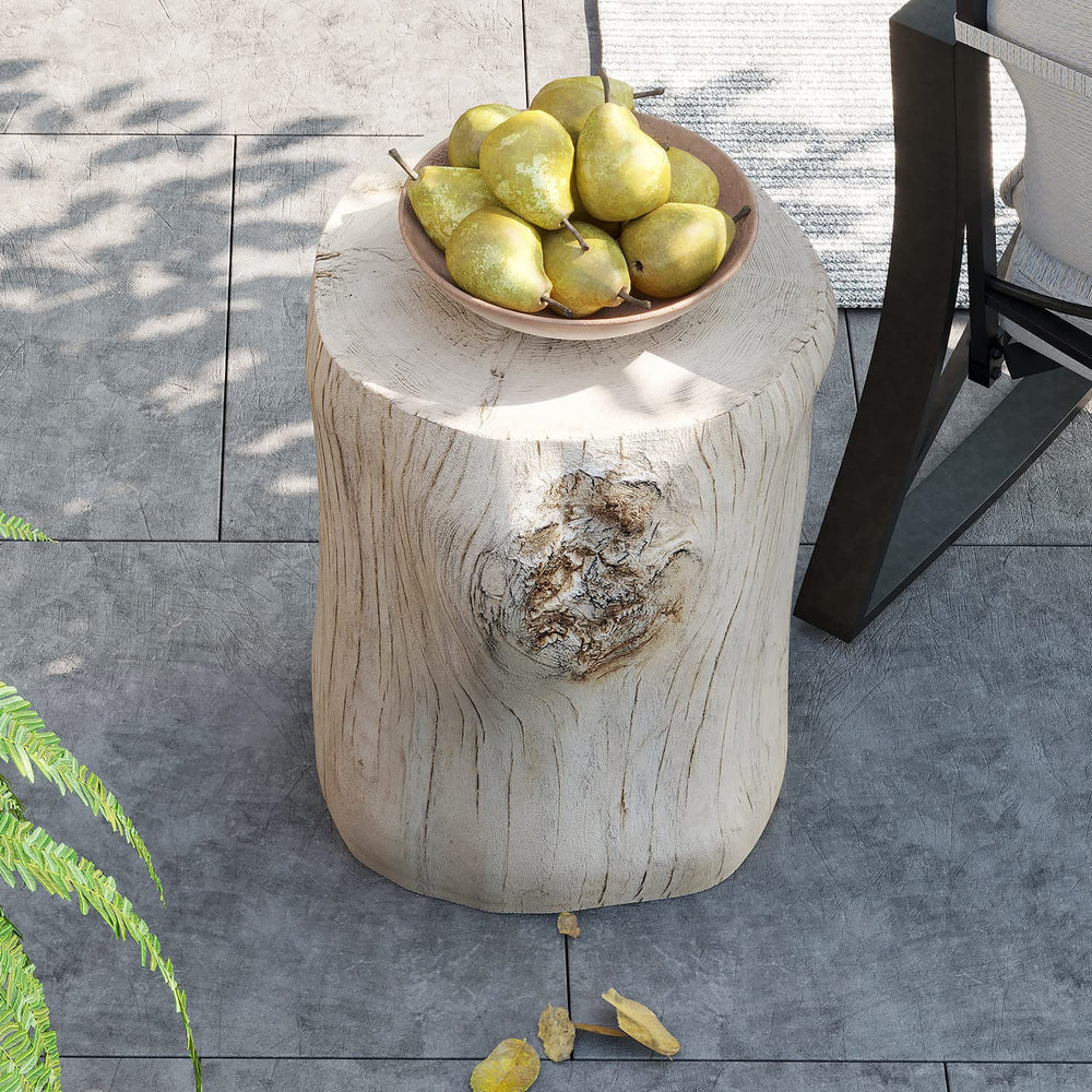 Wood - Look Accent Side Table - From Where - 