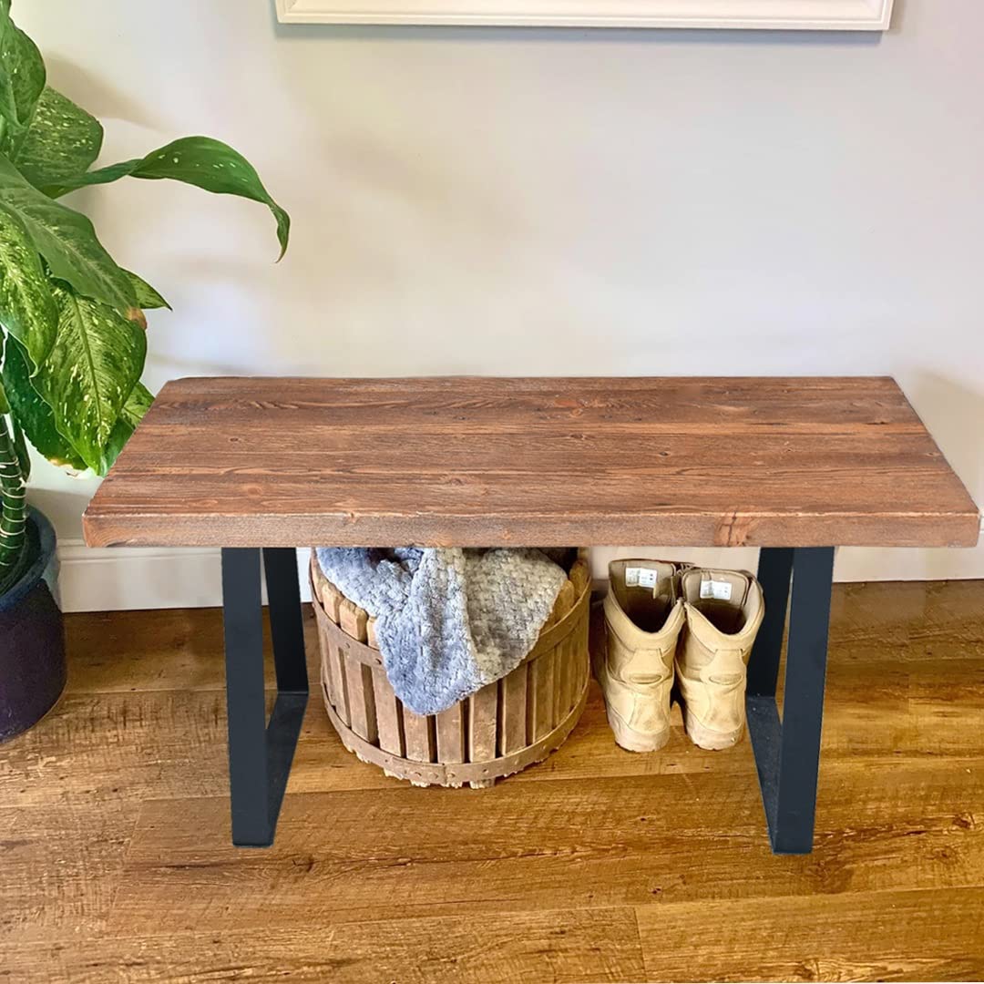 Wood Rectangle Entryway Bench - From Where - 