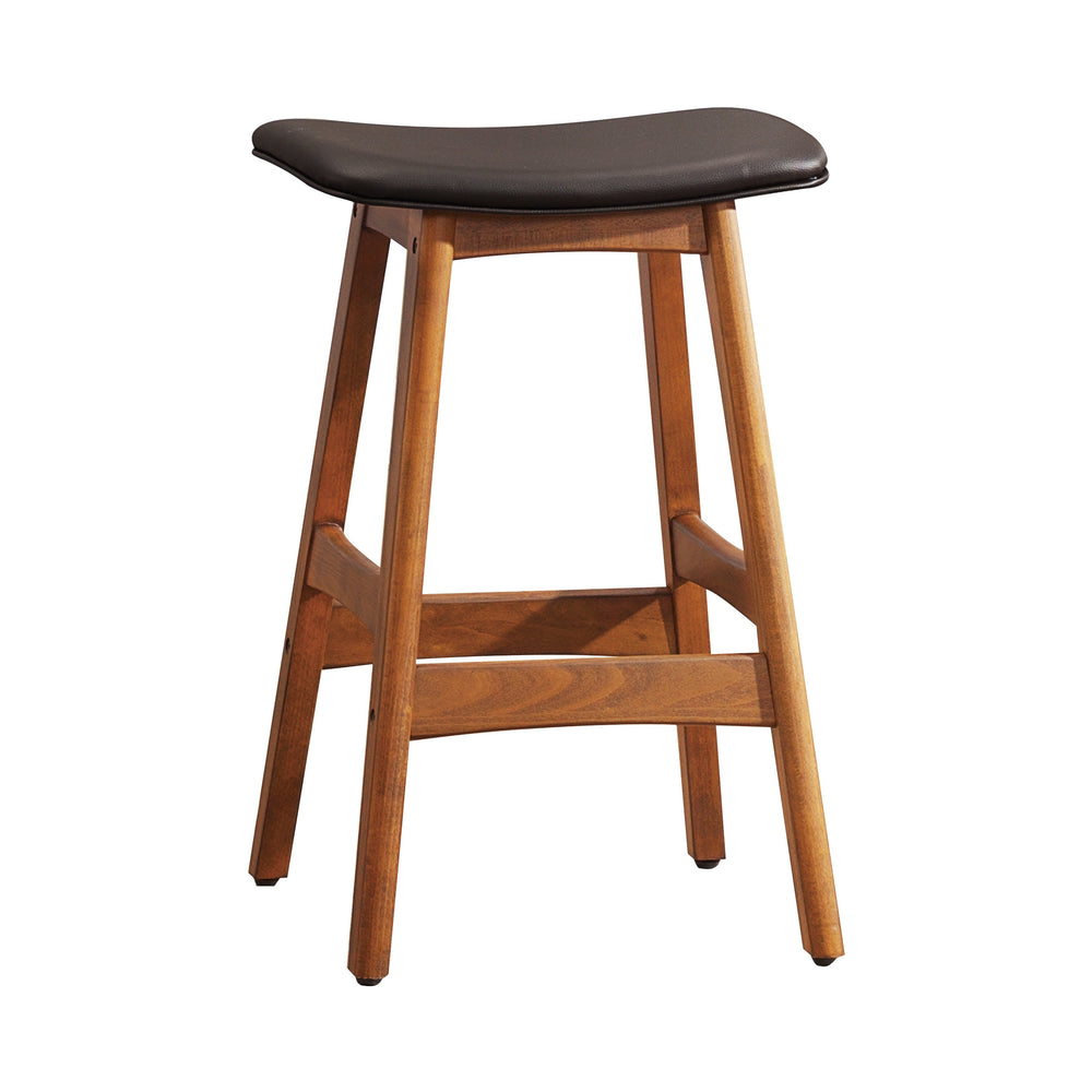 Wood Walnut Counter Stools (Set of 2) - From Where - 
