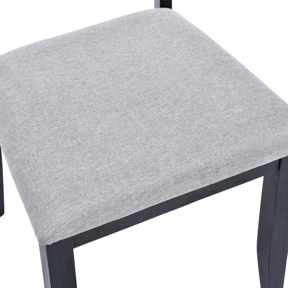 Wooden Black Dining Chairs (Set of 4) - From Where - 