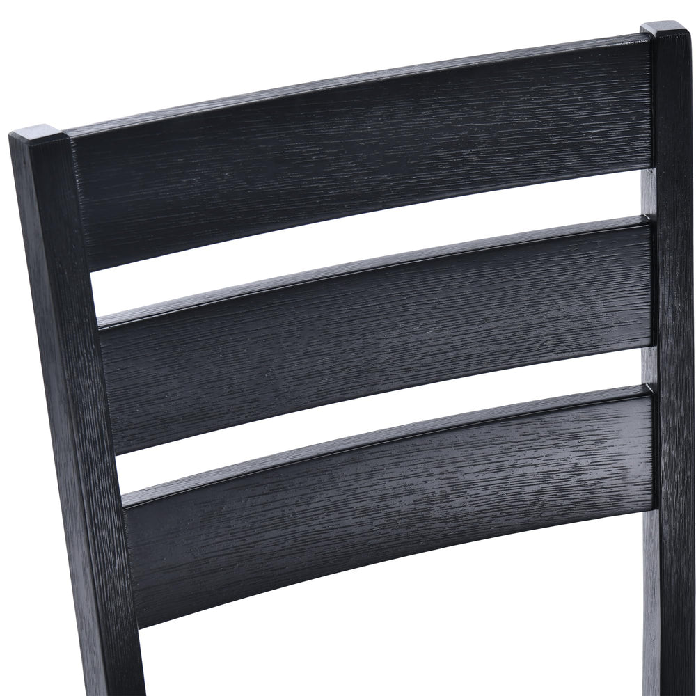 Wooden Black Dining Chairs (Set of 4) - From Where - 