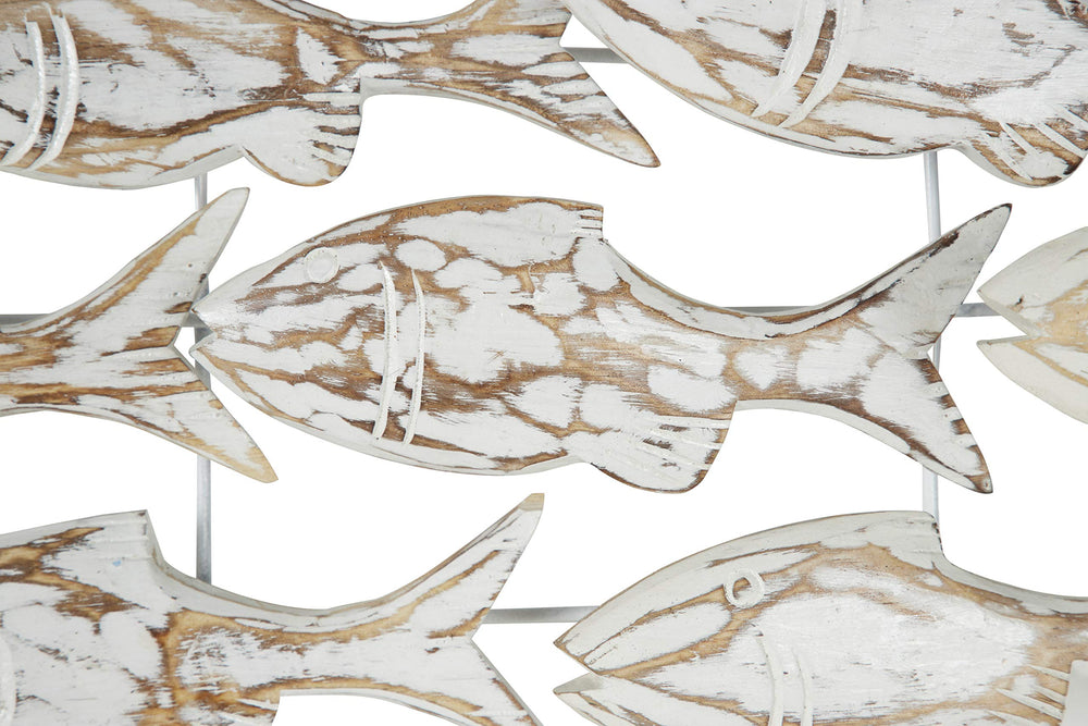 Wooden Fish Handmade Wall Sculpture - From Where - 