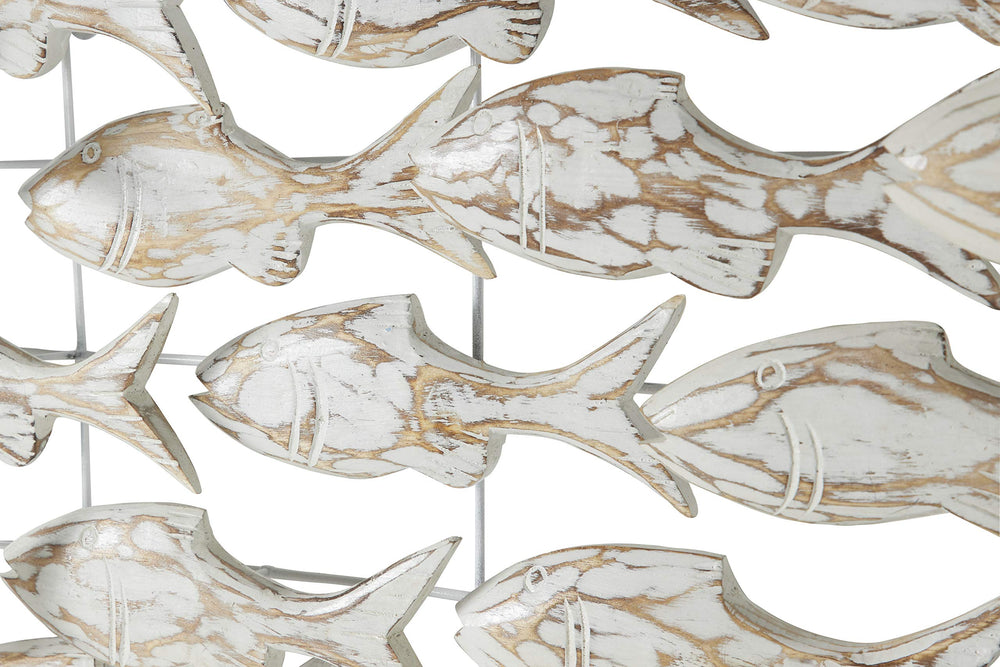 Wooden Fish Handmade Wall Sculpture - From Where - 