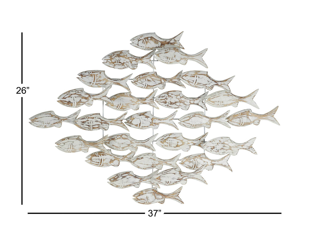 Wooden Fish Handmade Wall Sculpture - From Where - 