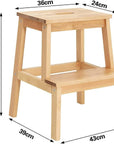 Wooden Folding Step Stool - From Where - 