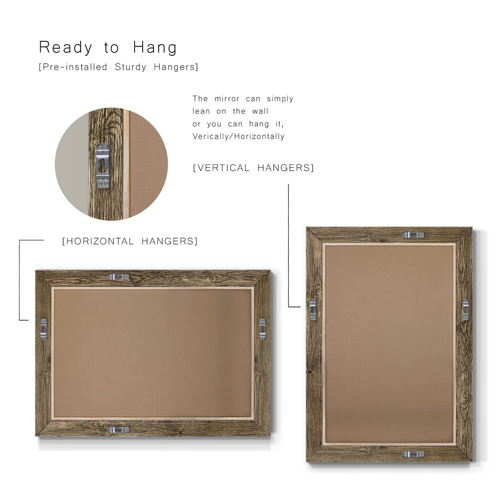 Wooden Framed Body Mirror - From Where - 