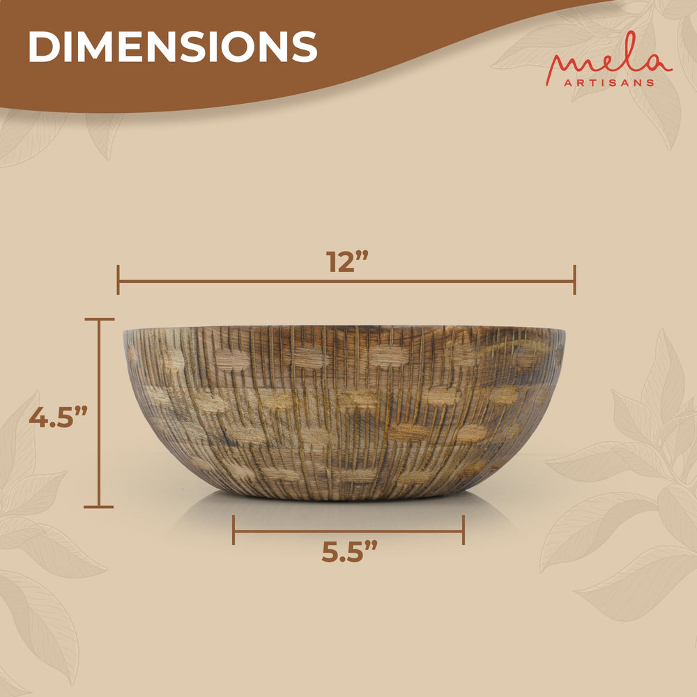 Wooden Fruit Bowl - From Where - 