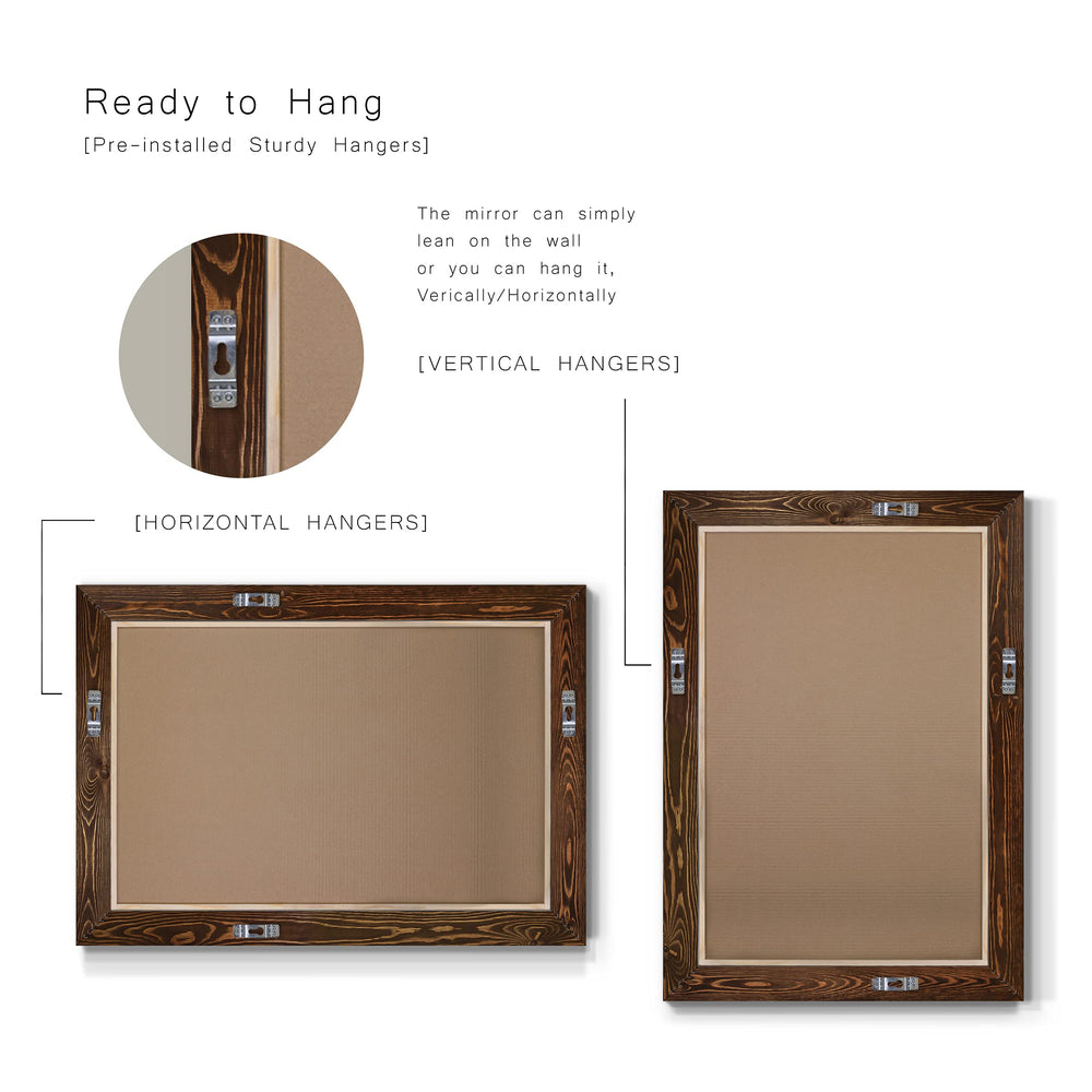 Wooden Maple Frame Body Mirror - From Where - 