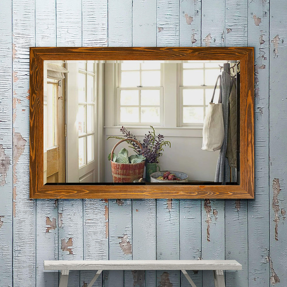 Wooden Maple Frame Body Mirror - From Where - 