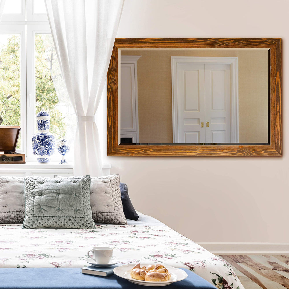 Wooden Maple Frame Body Mirror - From Where - 