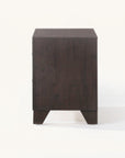 Wooden Nightstand With 2 Drawers - From Where - 