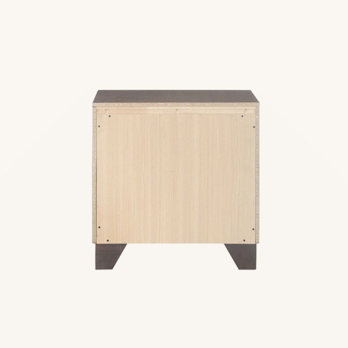 Wooden Nightstand With 2 Drawers - From Where - 