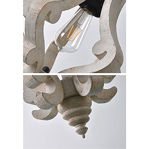 Wooden Pendant Vintage Chandelier - From Where - 