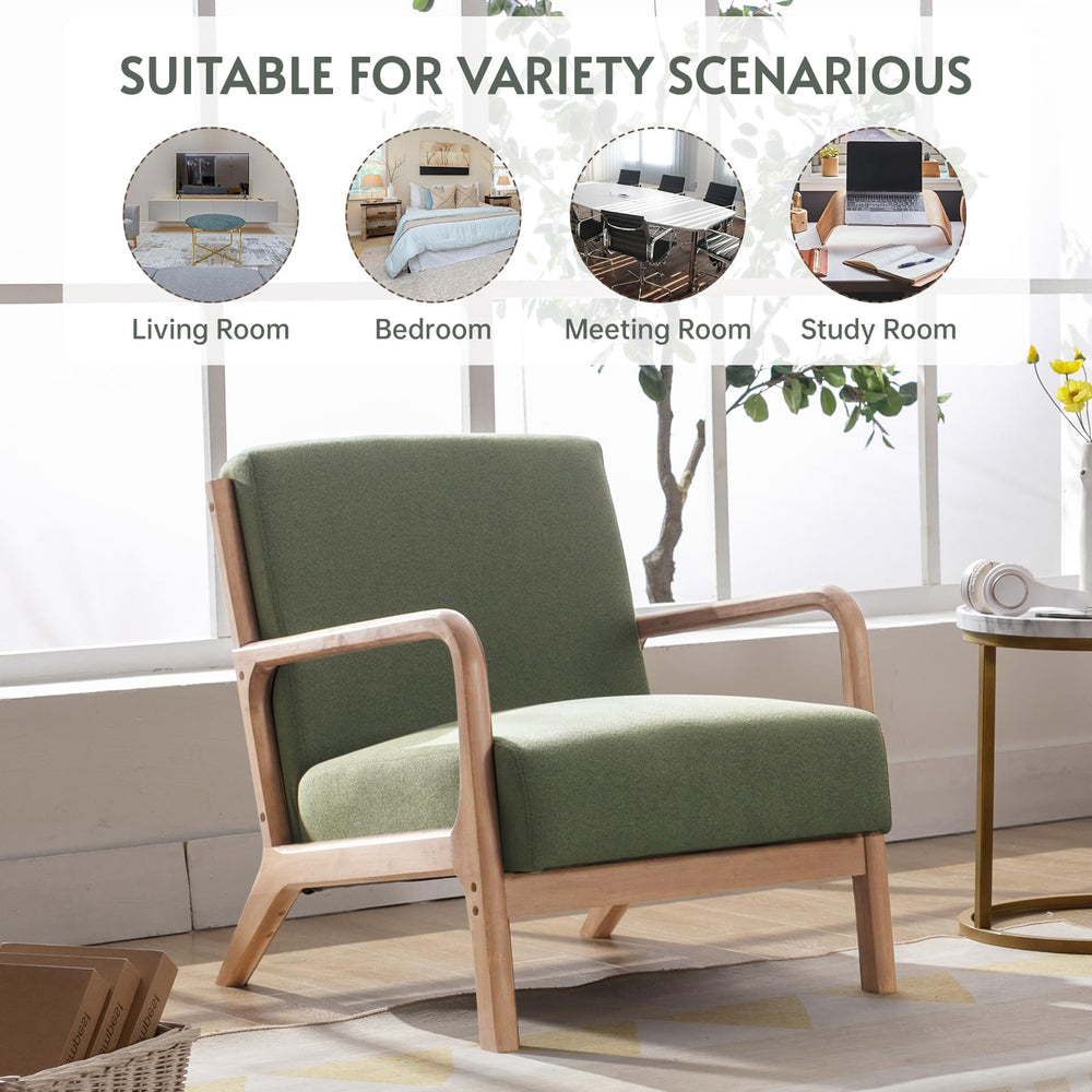 Wooden Reading Chair (Set of 2) - From Where - 