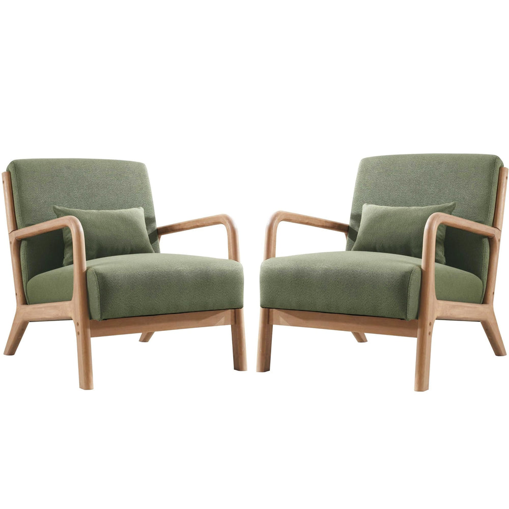 Wooden Reading Chair (Set of 2) - From Where - 