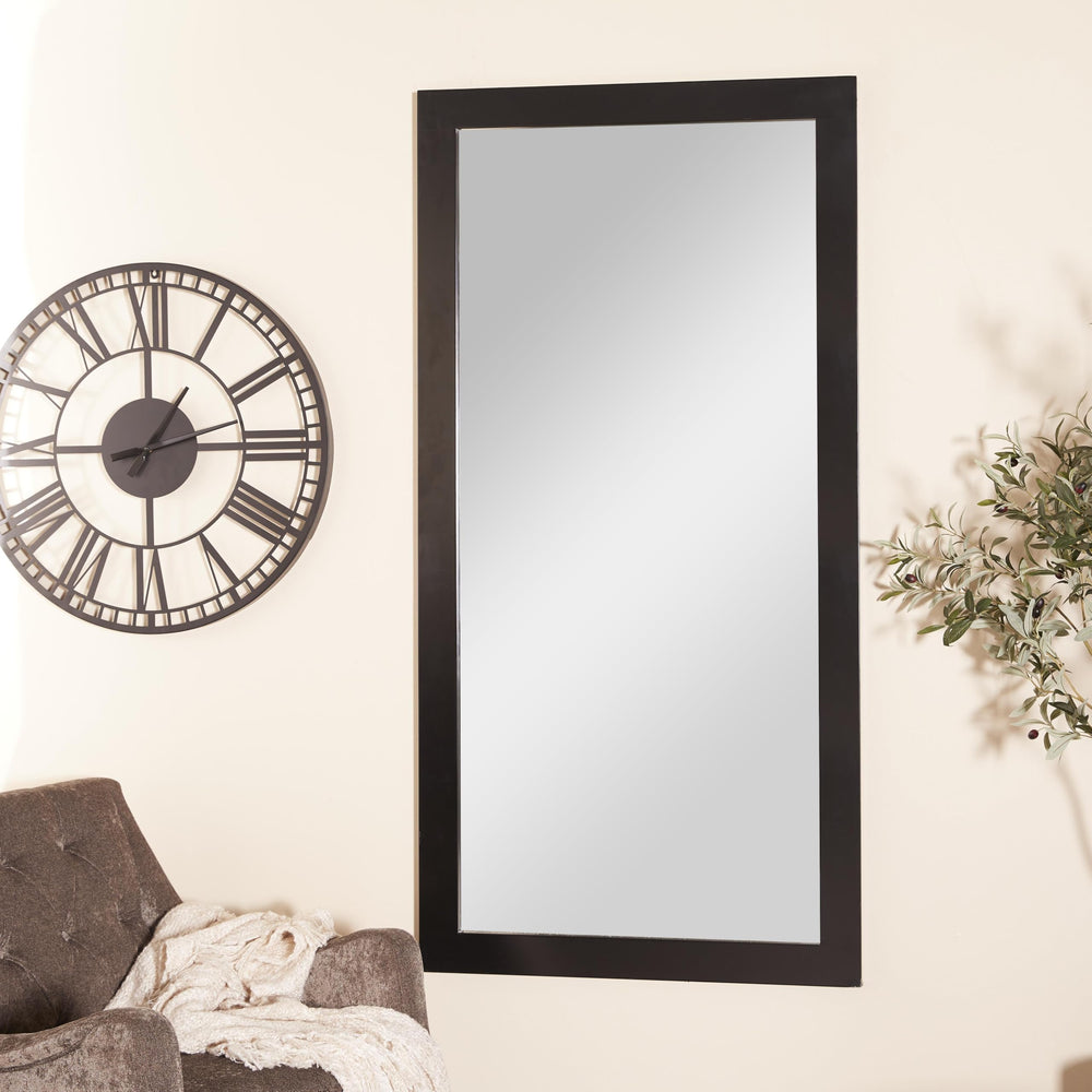 Wooden Room Wall Mirror Entryway Mirror - From Where - 