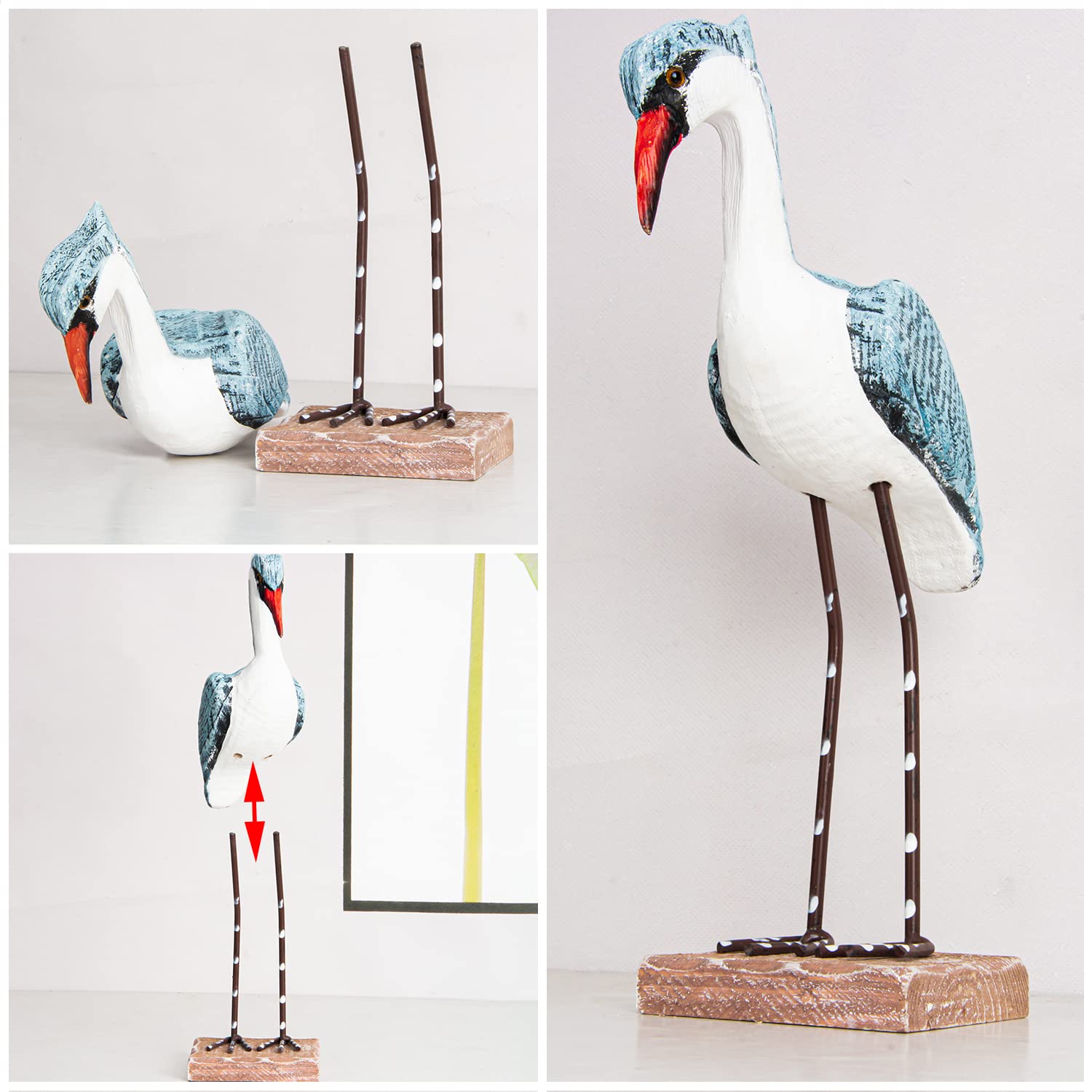 Wooden Seagull Figurine (Set of 2) - From Where - 