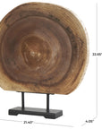 Wooden Slab Decorative Sculpture - From Where - 