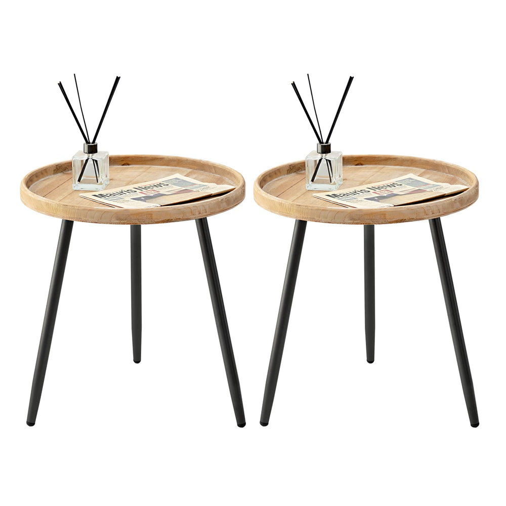 Wooden Tray Table (Set of 2) - From Where - 