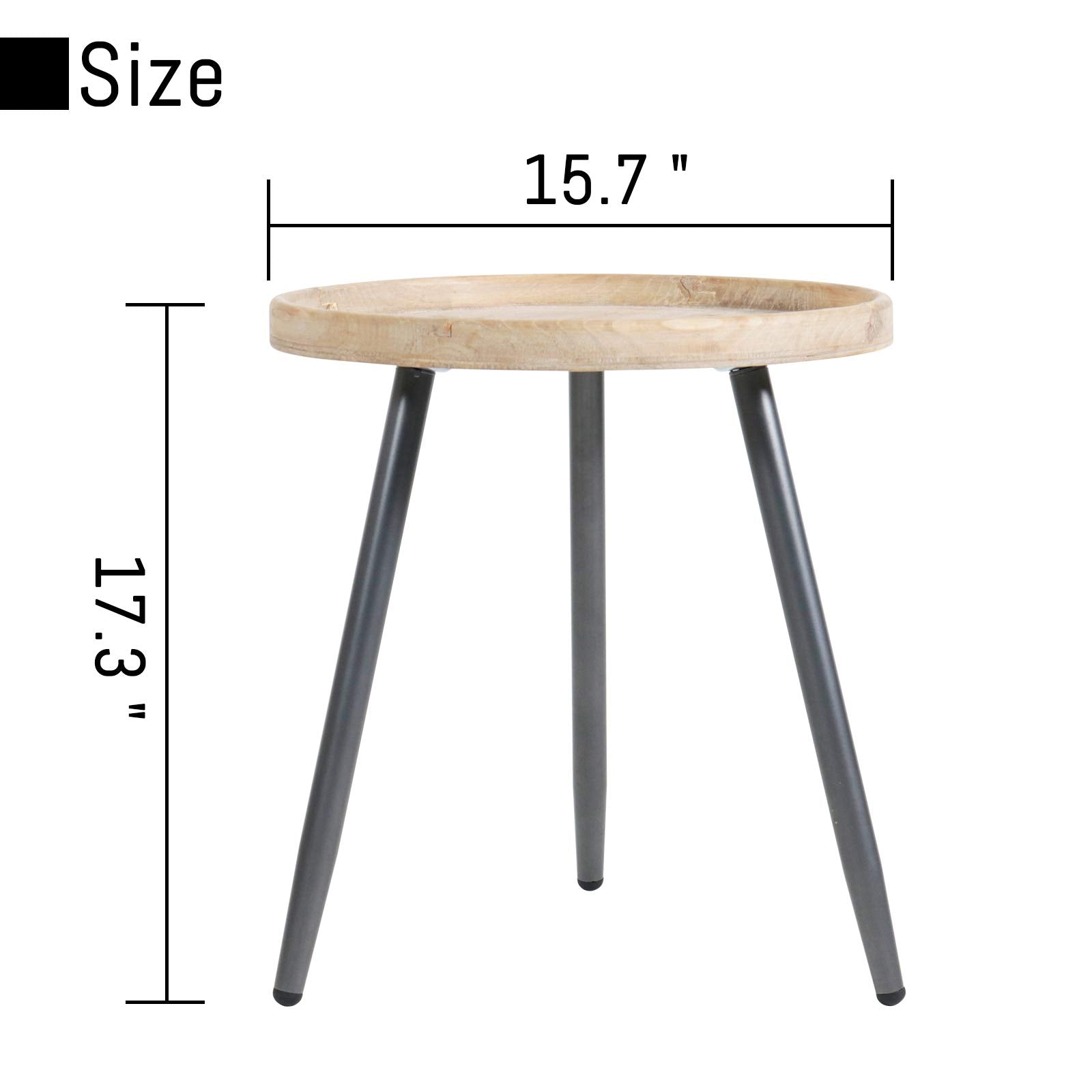 Wooden Tray Table (Set of 2) - From Where - 