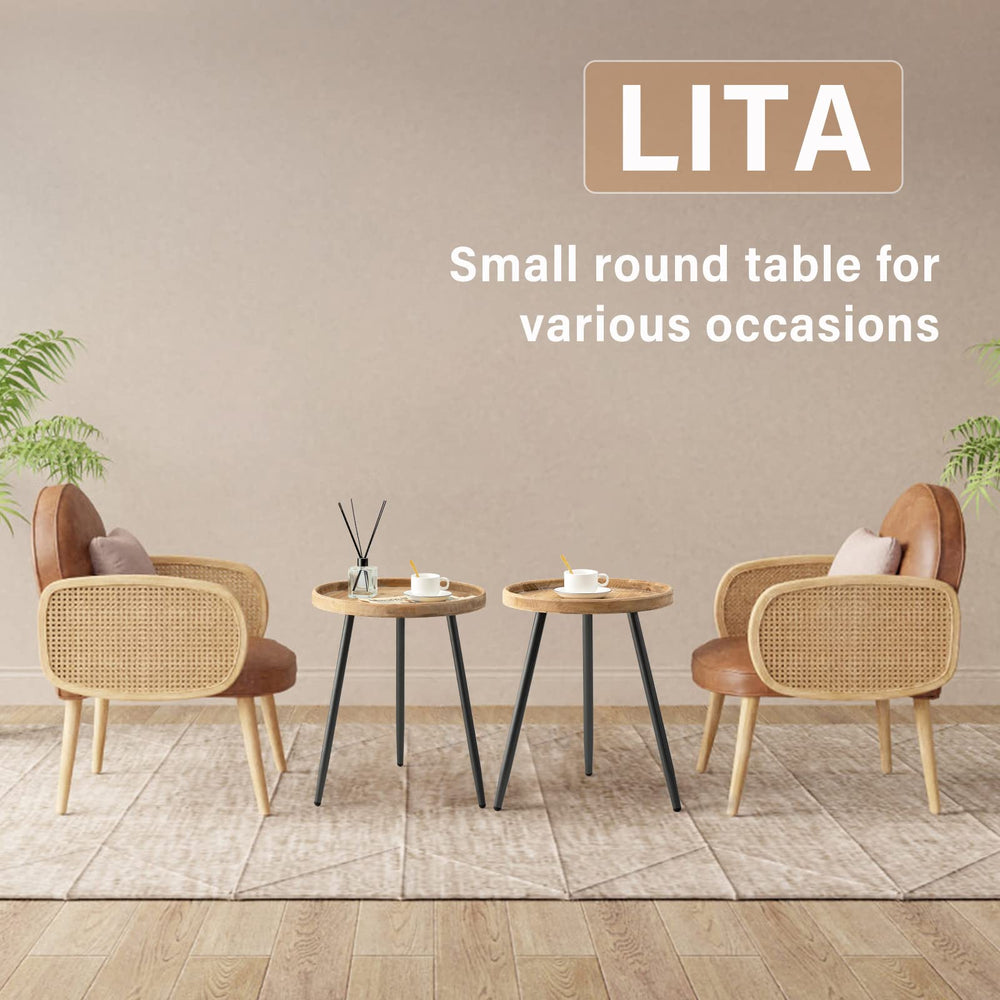 Wooden Tray Table (Set of 2) - From Where - 