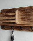 Wooden Wall Mount Key Holder - From Where - 