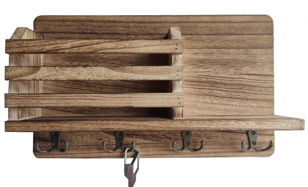 Wooden Wall Mount Key Holder - From Where - 