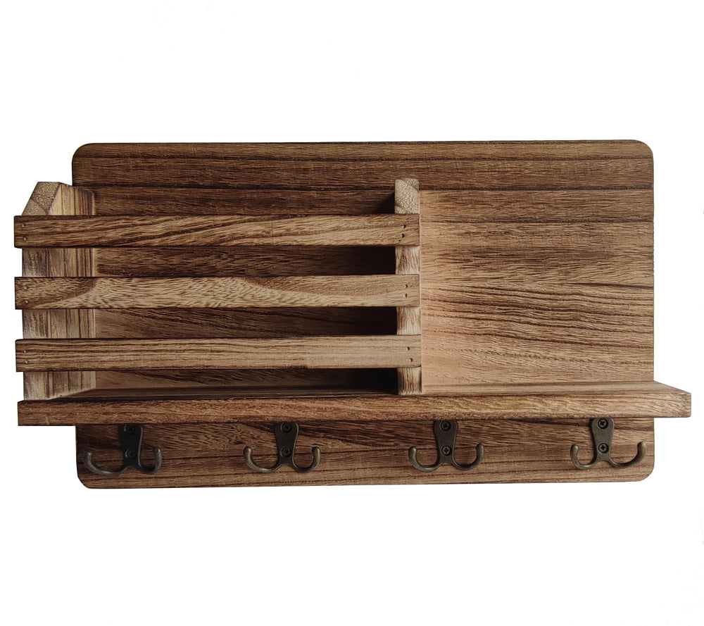 Wooden Wall Mount Key Holder - From Where - 