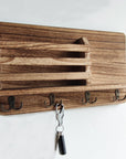 Wooden Wall Mount Key Holder - From Where - 
