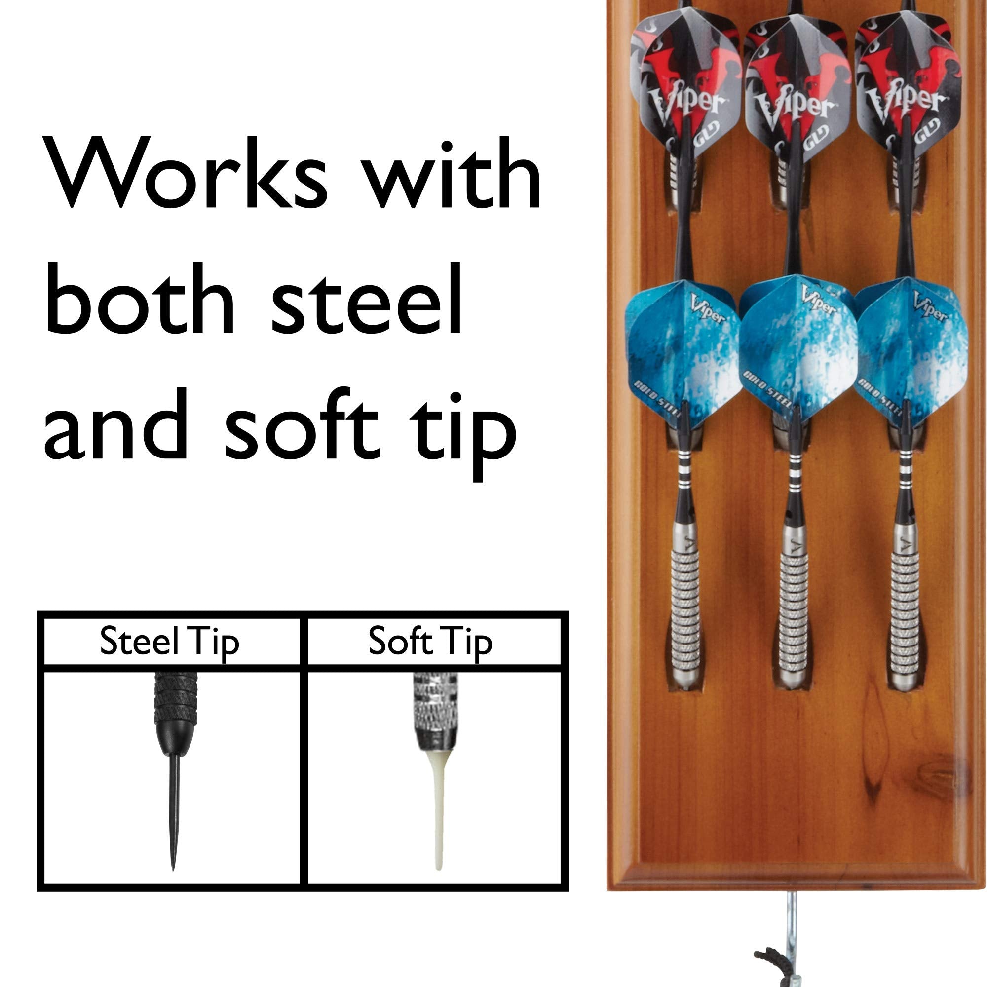 Wooden Wall Mounted Dart Caddy - From Where - 