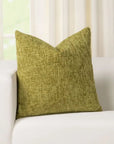Woven Moss Throw Pillow - From Where - 