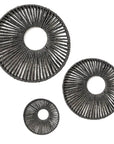 Woven Paper Rope Decor (Set of 3) - From Where - 