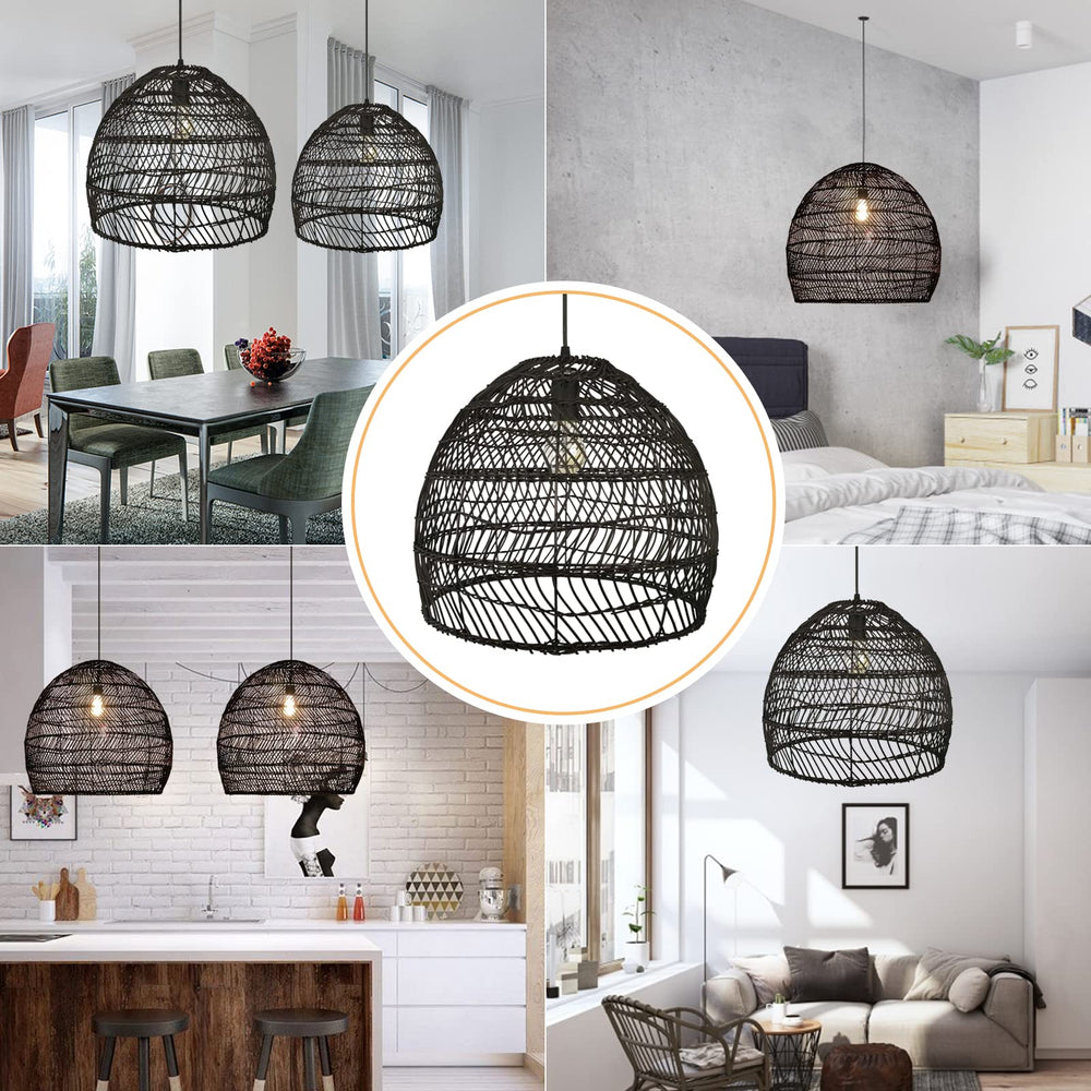 Woven Pendant Lighting Fixture - From Where - 