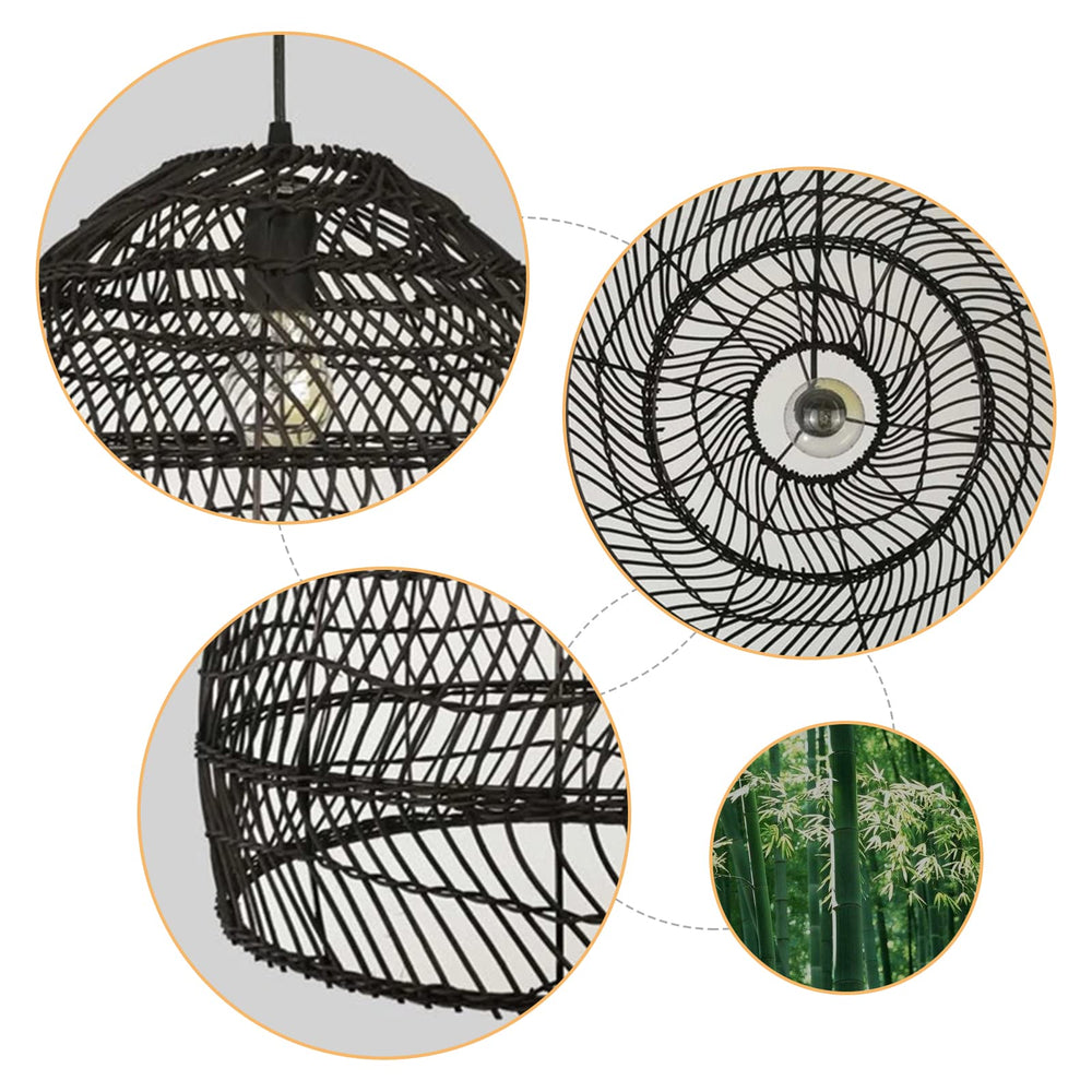 Woven Pendant Lighting Fixture - From Where - 