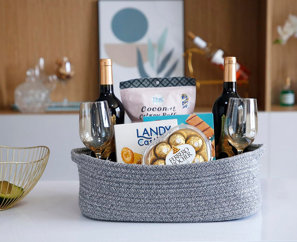 Woven Rope Storage Basket - From Where - 