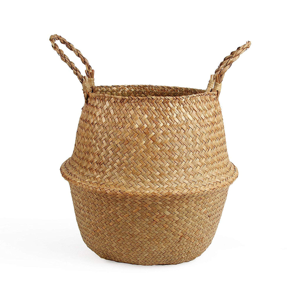 Woven Seagrass Belly Basket - From Where - 