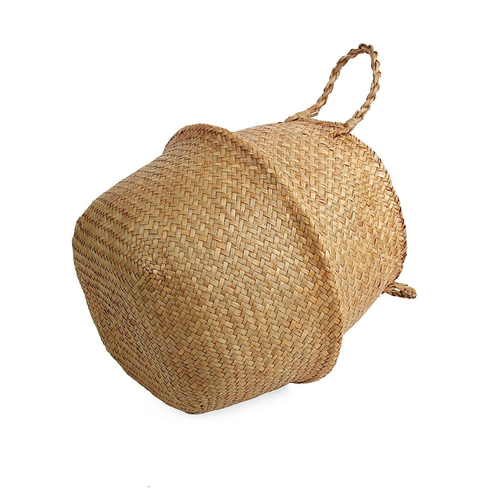 Woven Seagrass Belly Basket - From Where - 