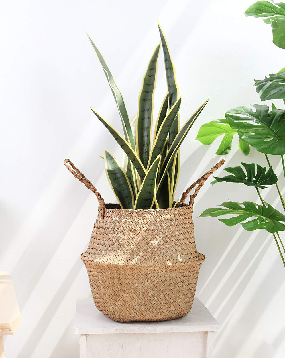 Woven Seagrass Belly Basket - From Where - 