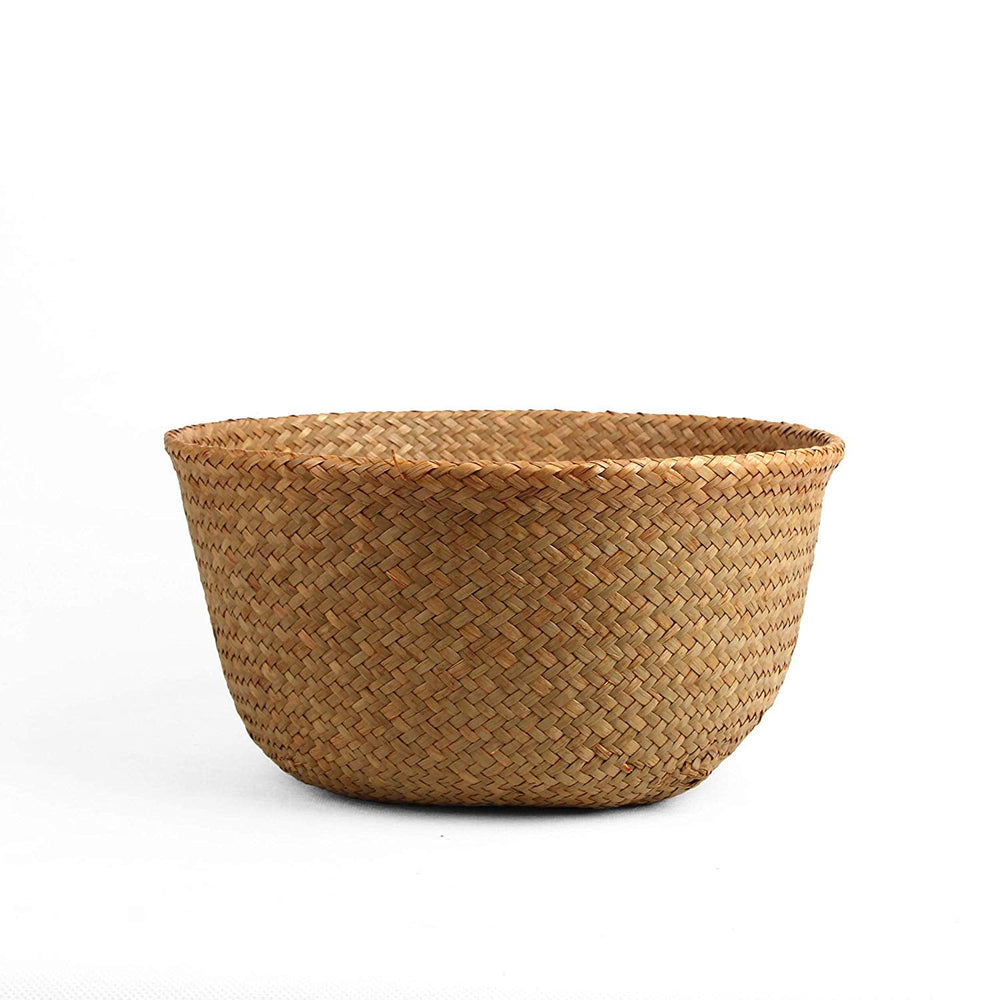 Woven Seagrass Belly Basket - From Where - 