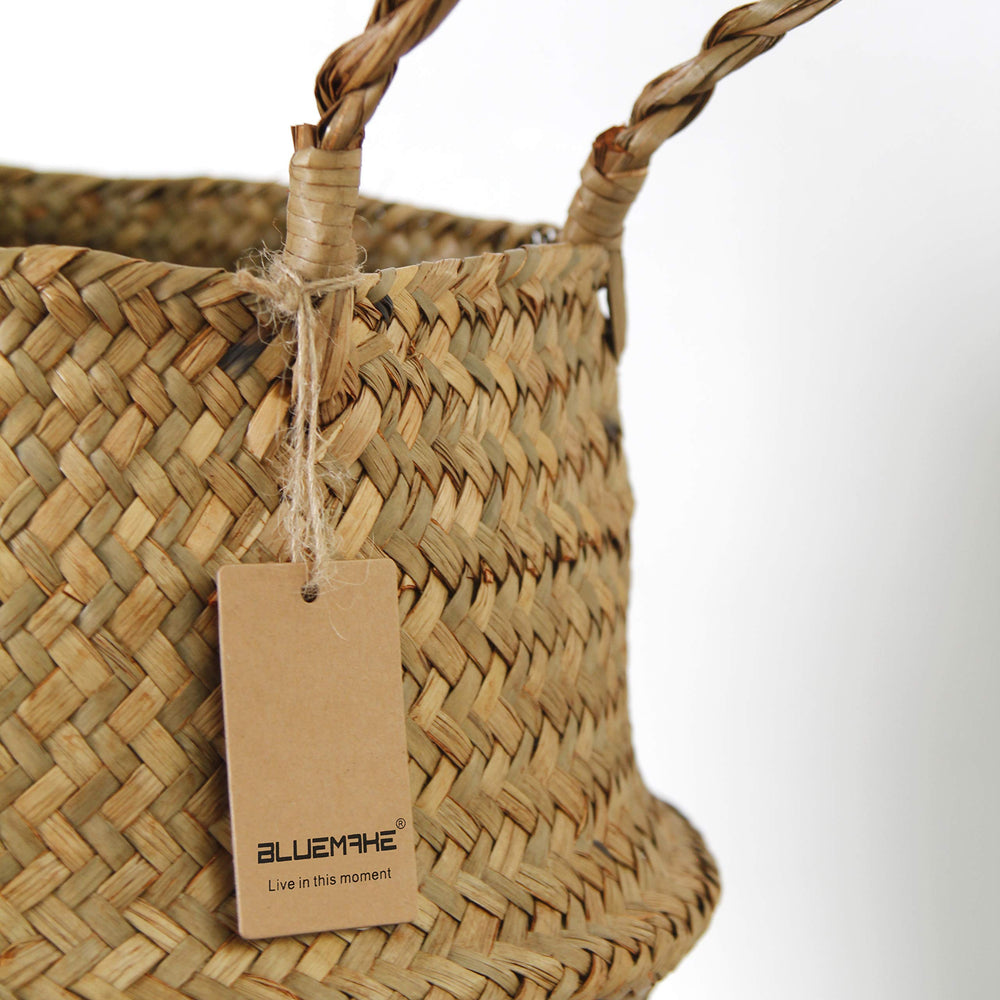 Woven Seagrass Belly Basket - From Where - 