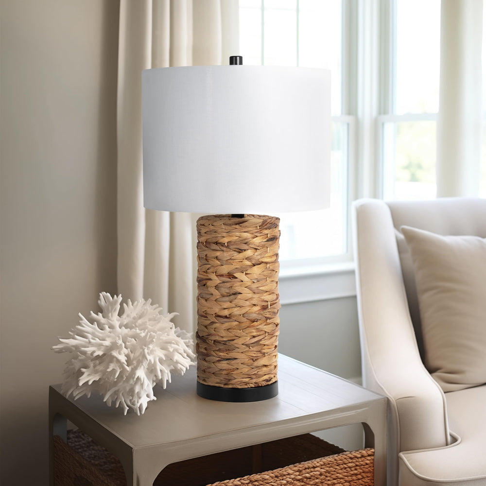Woven Seagrass Table Lamp - From Where - 