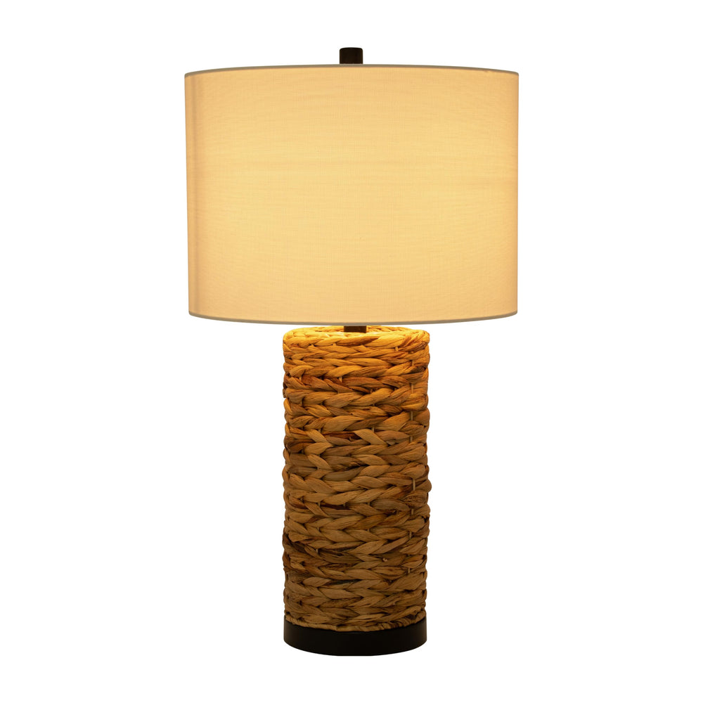 Woven Seagrass Table Lamp - From Where - 