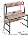 Writing Desk with Bookshelf - From Where - 