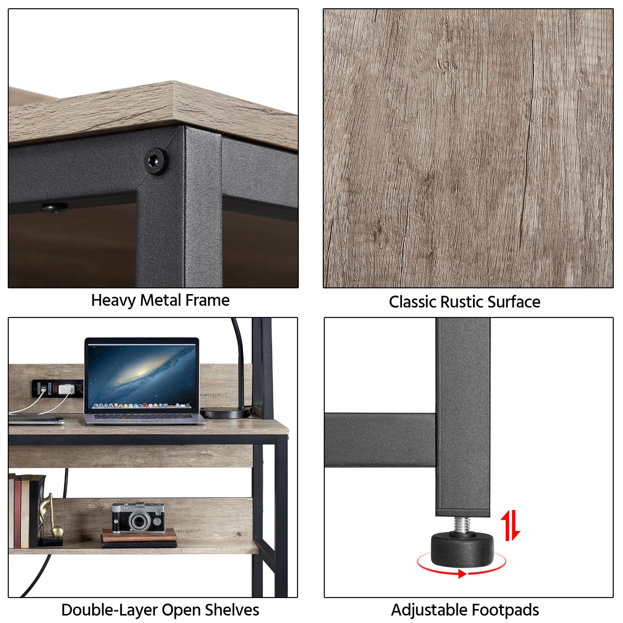 Writing Desk with Bookshelf - From Where - 
