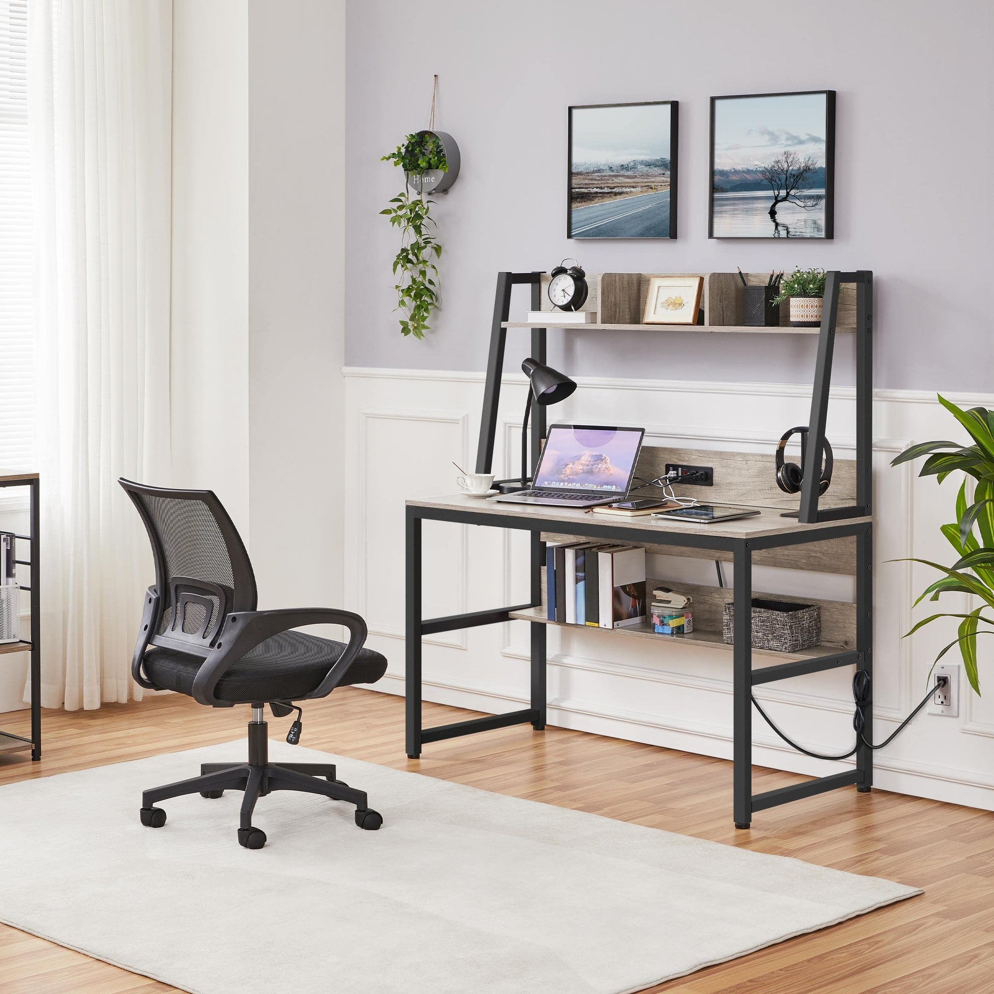 Writing Desk with Bookshelf - From Where - 