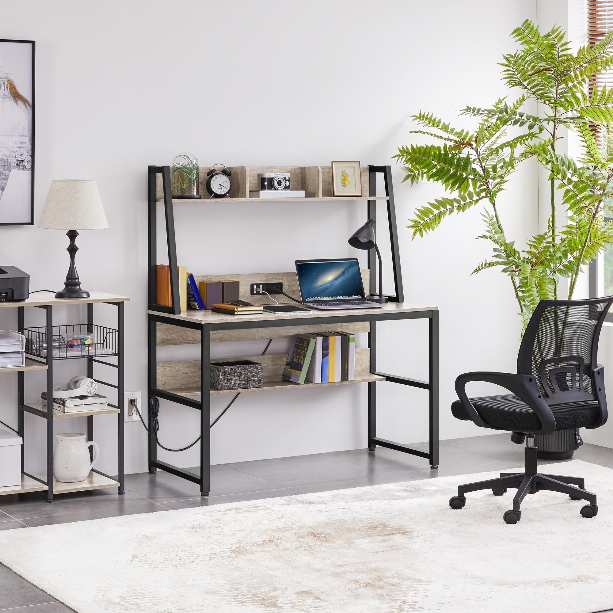 Writing Desk with Bookshelf - From Where - 